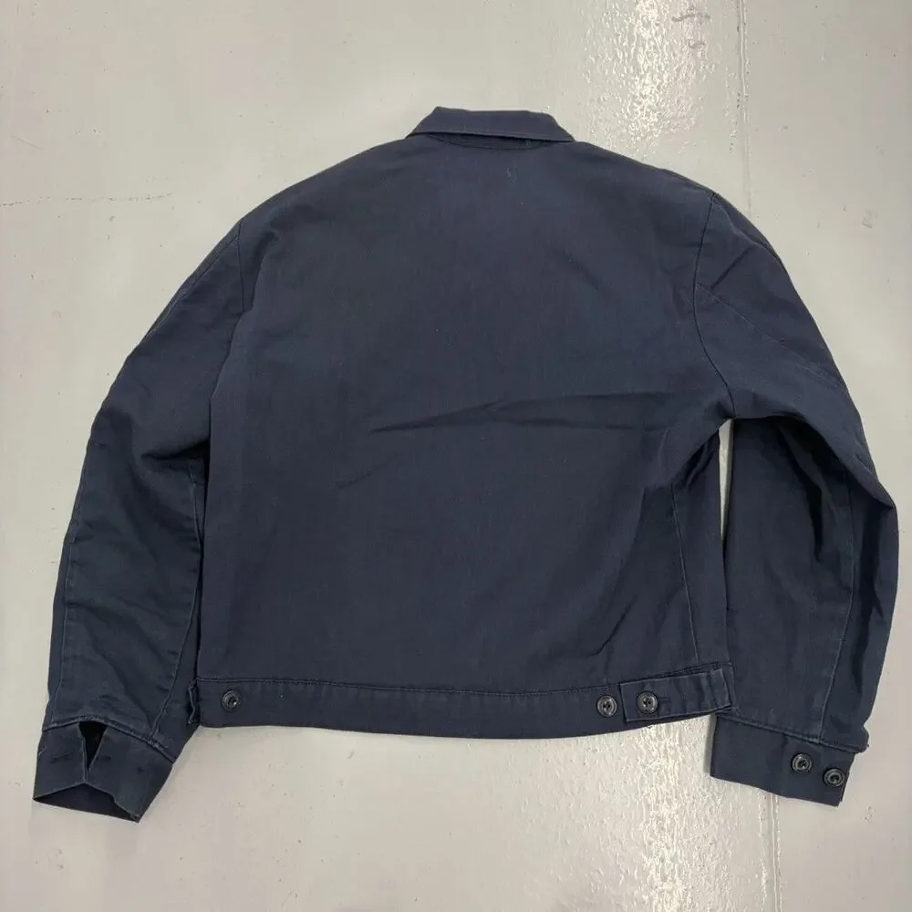 Vintage 70s Red Kap Blue Canvas Workwear Mechanics Jacket